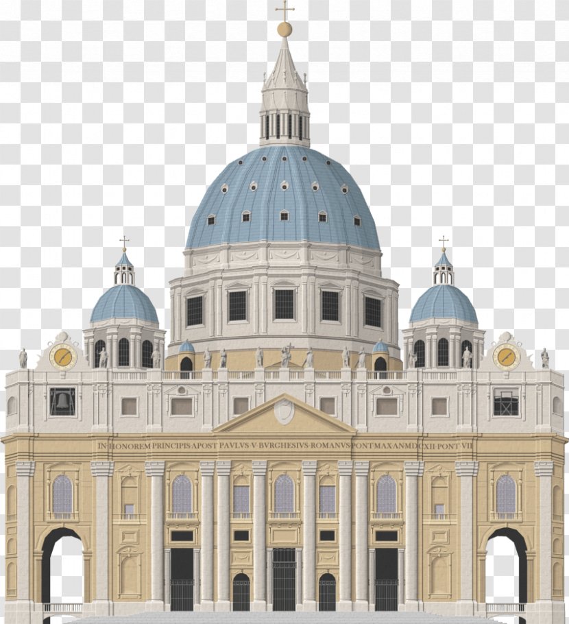 St. Peter's Basilica Colosseum Sistine Chapel Square - Medieval Architecture Transparent PNG