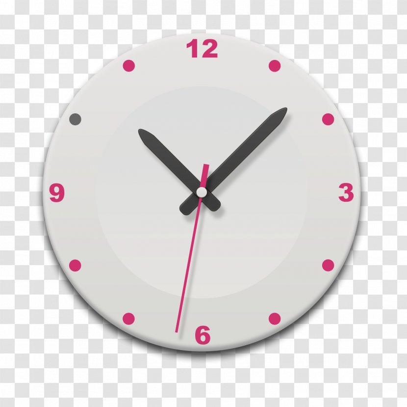 Clock Face Time Minute Hour - White Watch Transparent PNG