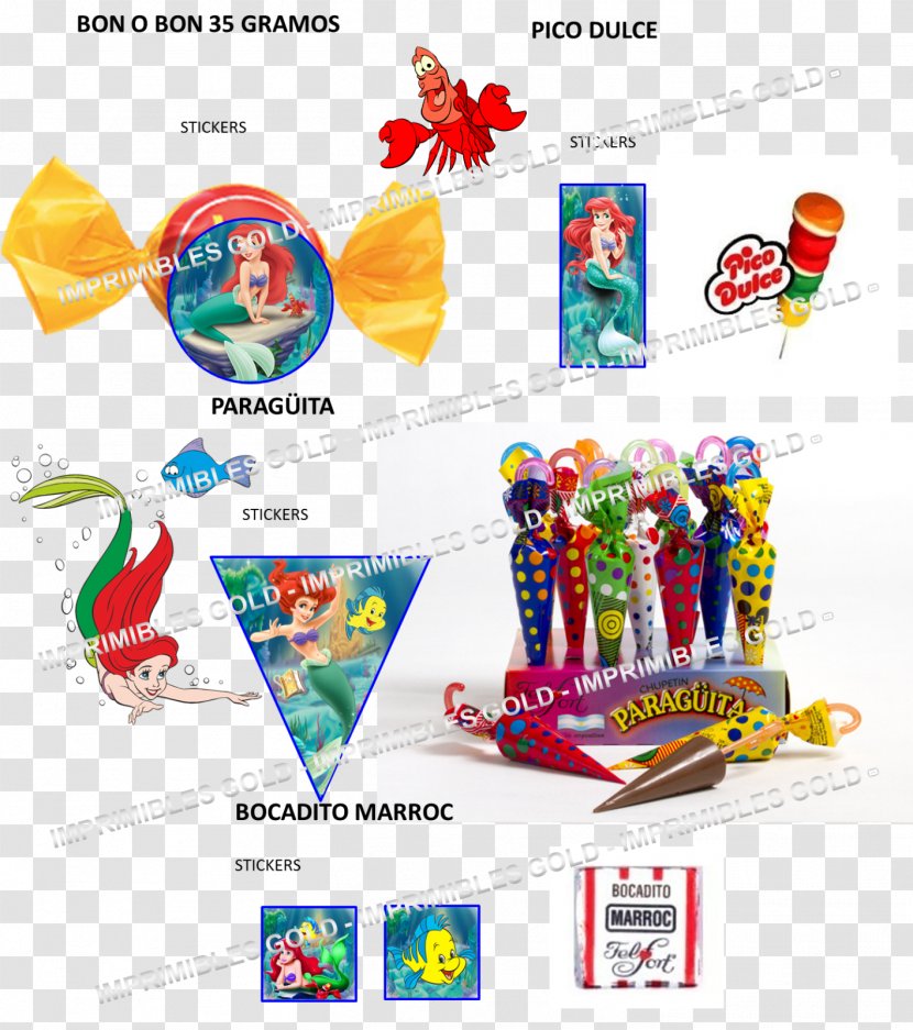 Sebastian Toy Decal The Little Mermaid Clip Art - Mercado Libre Transparent PNG
