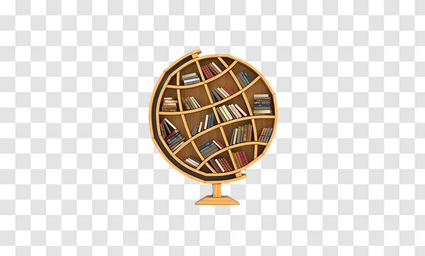 Bookcase Stock Photography Shelf Wall - Furniture - Globe Transparent PNG