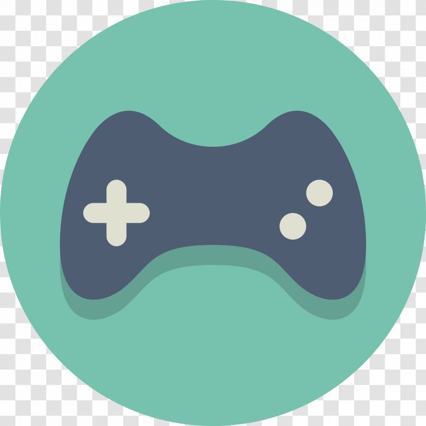 Black Video Game Controllers - Logo - Joystick Transparent PNG