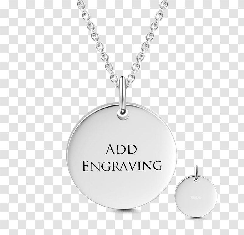 Necklace Charms & Pendants Jewellery Silver Engraving - Locket Transparent PNG