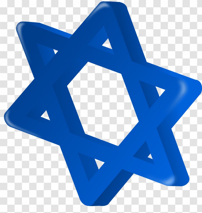 Hanukkah Star Of David Judaism Menorah Clip Art - Cobalt Blue - Free Download Images Transparent PNG