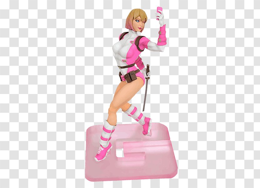Gwen Stacy Deadpool Daredevil Gwenpool Thunderbolt Ross - Statue Transparent PNG