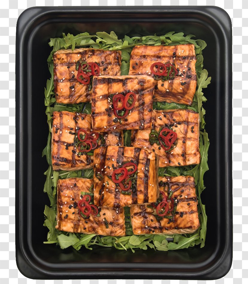 Vegetarian Cuisine Asian Recipe Food Dish - Grilled Salmon Transparent PNG
