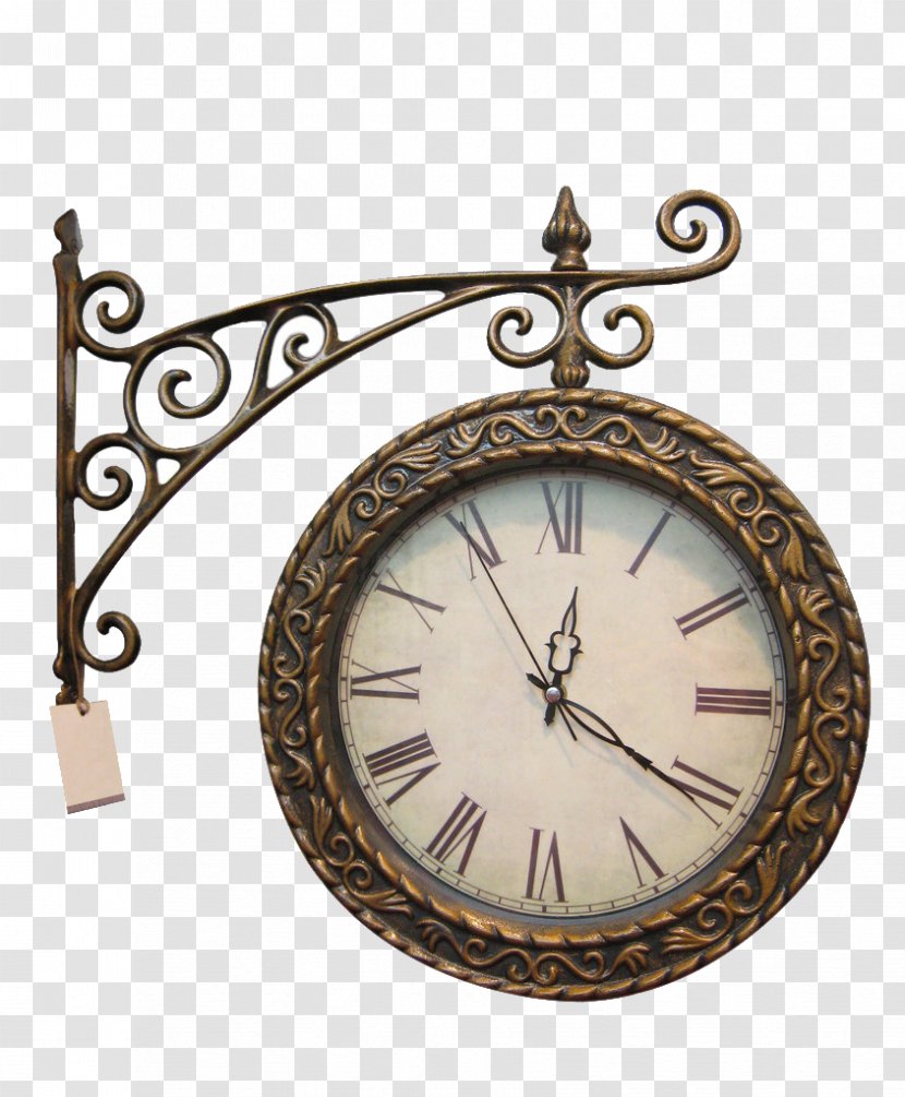 Table Train Station Clock Antique - Bell Transparent PNG
