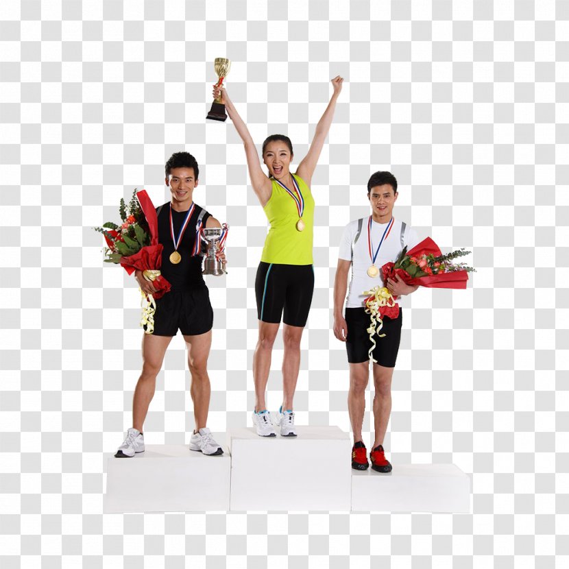 Medal Podium Trophy Award - Leisure - Athlete Transparent PNG