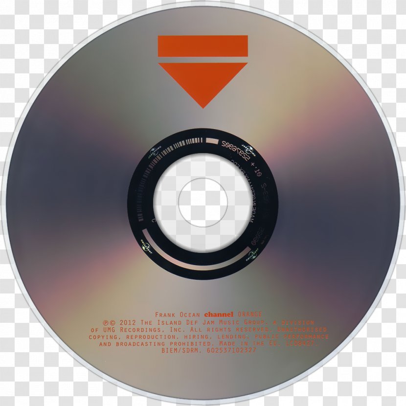 Compact Disc Channel Orange Blonde Logo Label - Frank Ocean Transparent PNG