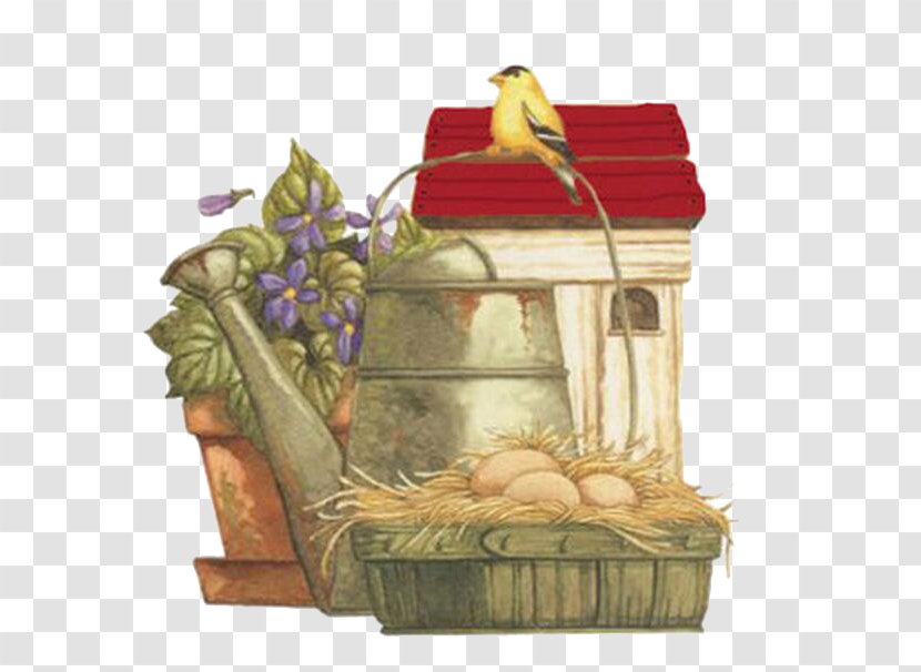 Decoupage Painting Art Clip - Kettle House Transparent PNG