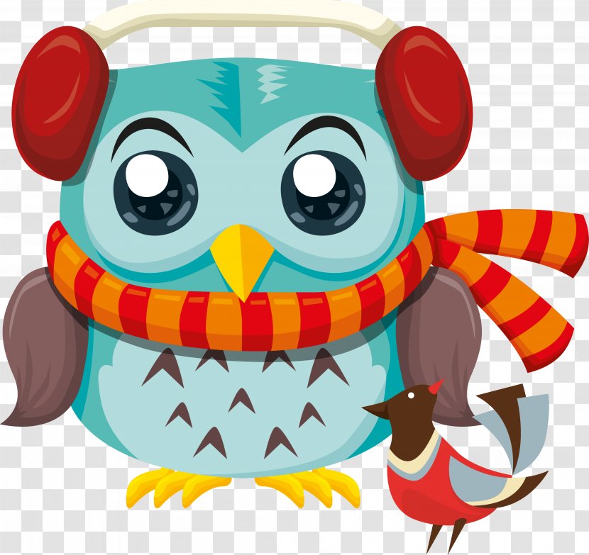 Christmas Festival - Flat Design - Size Owl Transparent PNG
