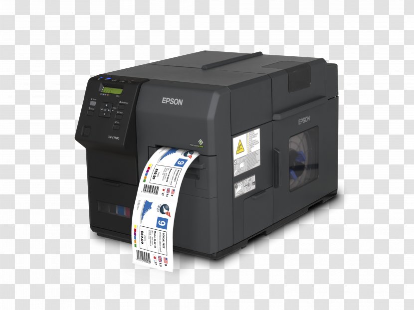 Label Printer Epson Inkjet Printing Transparent PNG