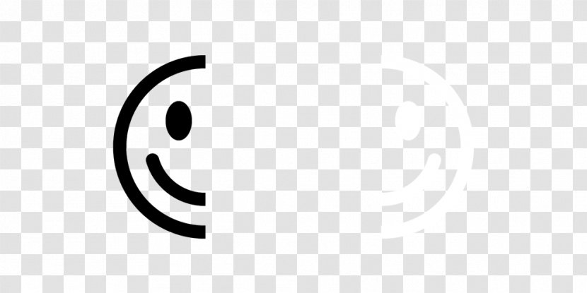 Black White Color Product Monochrome - Symbol - Smile Transparent PNG
