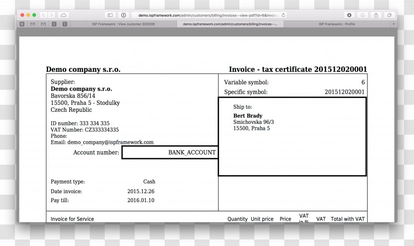 Screenshot PhpMyAdmin Database MySQL - Paper - Payment Customer Transparent PNG