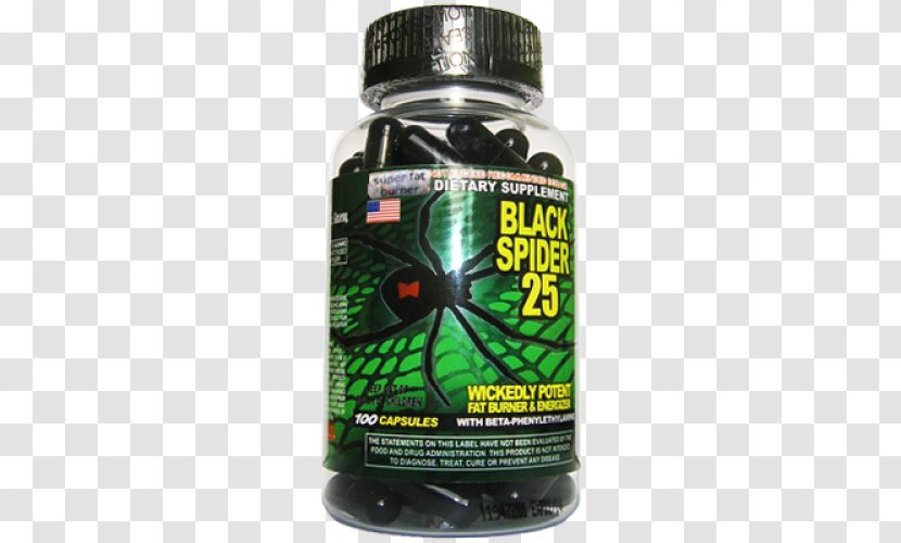 Spider Pharmaceutical Drug Ephedra Dietary Supplement Southern Black Widow Transparent PNG