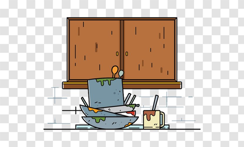 Kitchen Bowl - Washing - Cupboards Dirty Dishes Dishwashing Detergent Transparent PNG