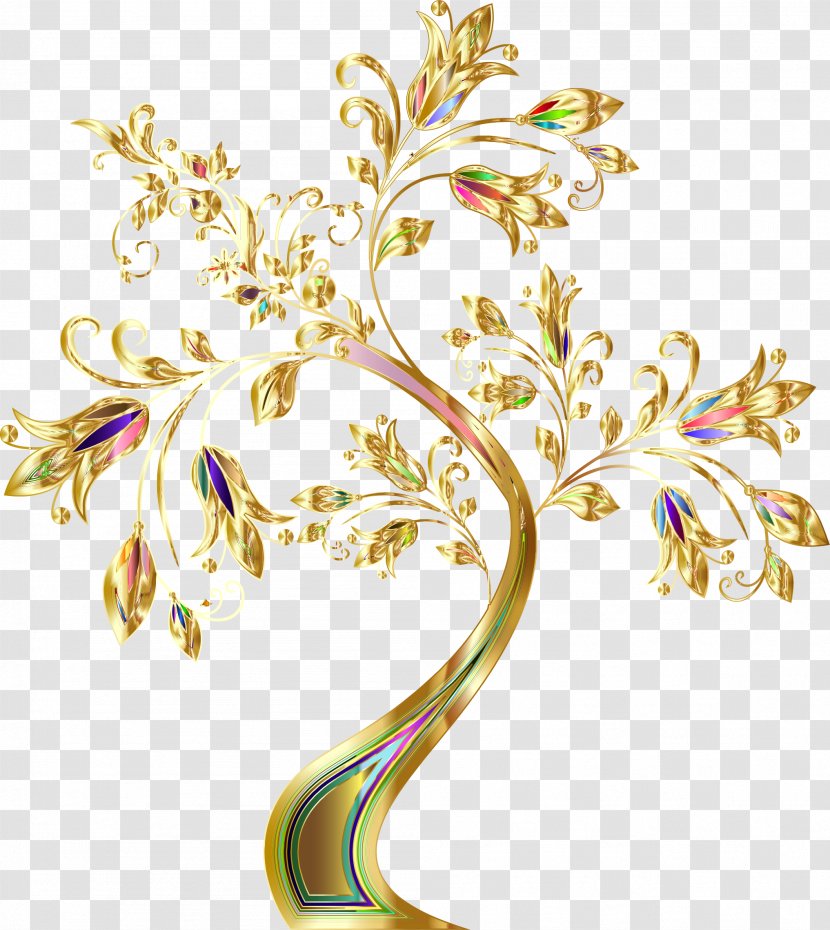 Tree Desktop Wallpaper Flower Clip Art - Floral Background Transparent PNG