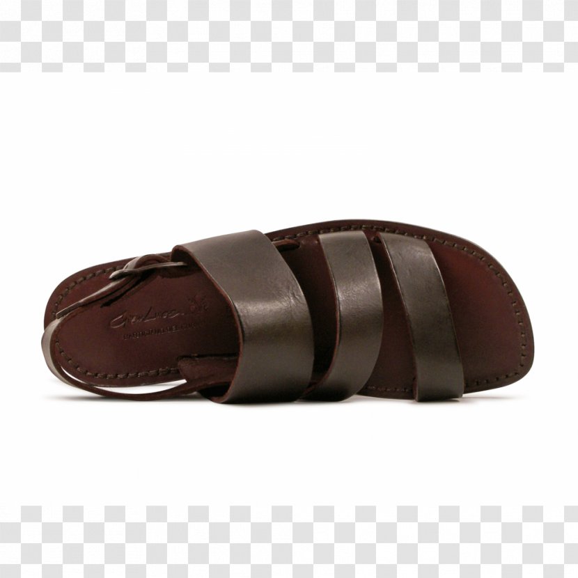 Slipper Sandal Leather Italy Flip-flops - Brown Transparent PNG