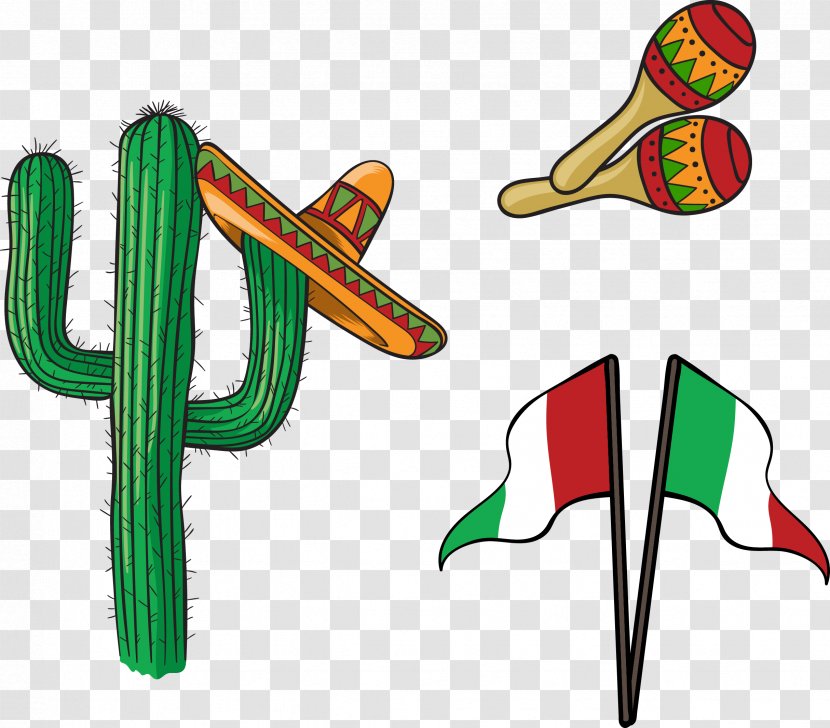 Mexico Mexican Cuisine Burrito Taco - Tuesday - Vector Hand Painted Culture Transparent PNG