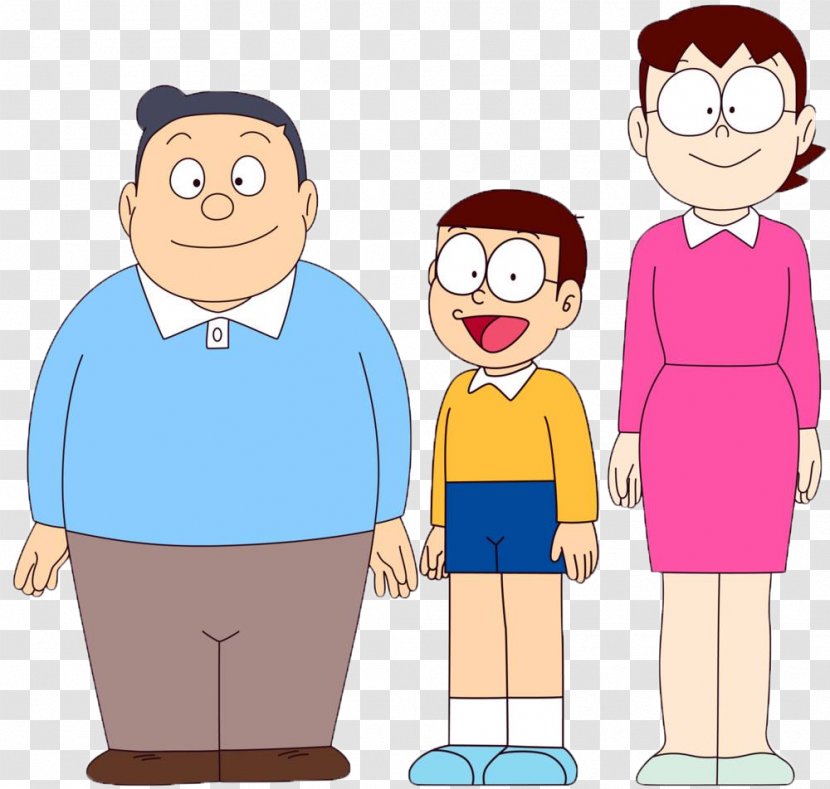 Nobita Nobi Nobisuke Tamako Kataoka Gu014dda Takeshi Dorami - Heart - Nobita's Family Transparent PNG