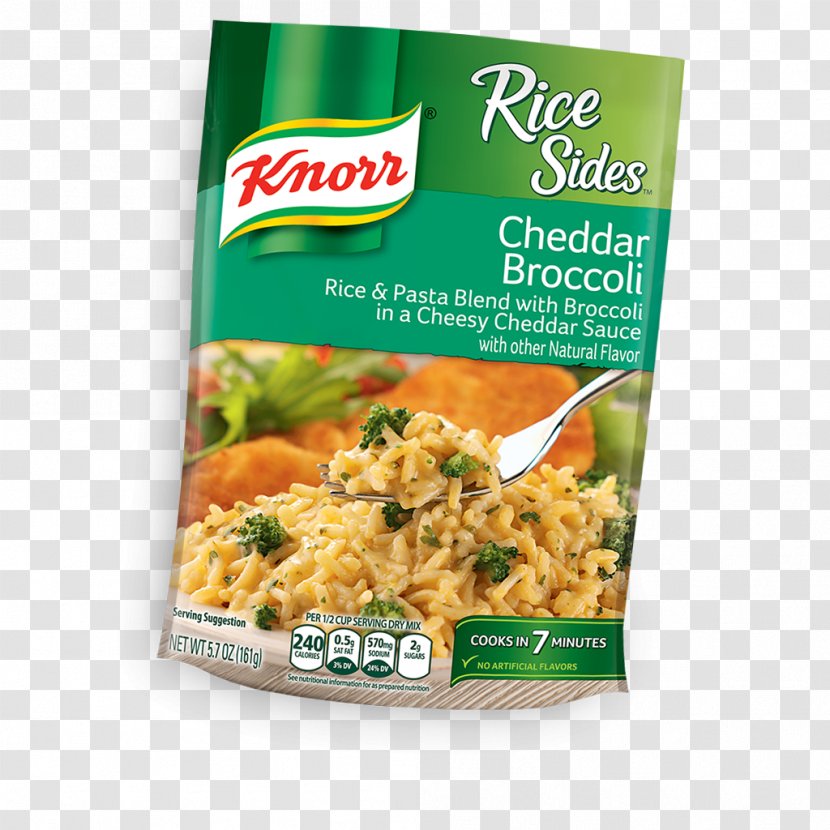 Pasta Side Dish Cheddar Cheese Knorr Rice - Commodity Transparent PNG