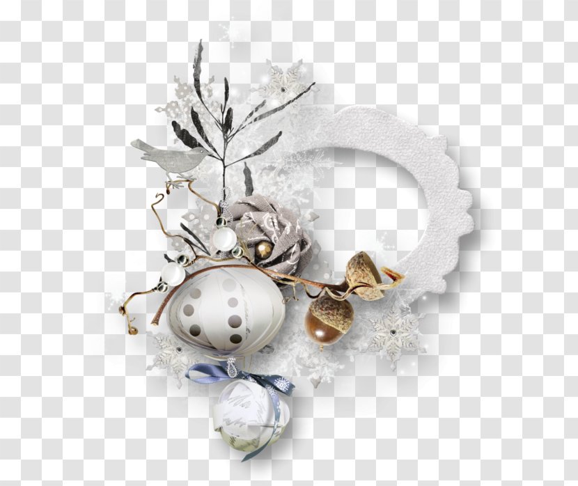 Christmas Day New Year Image Tree Decoration - Silver Transparent PNG