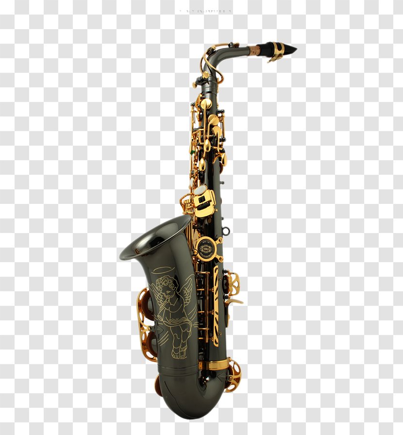 Baritone Saxophone Alto - Flower - E-flat Black Transparent PNG