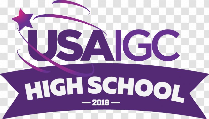 USAIGC Logo Brand Gymnastics Font - Heart - High School Skills Transparent PNG