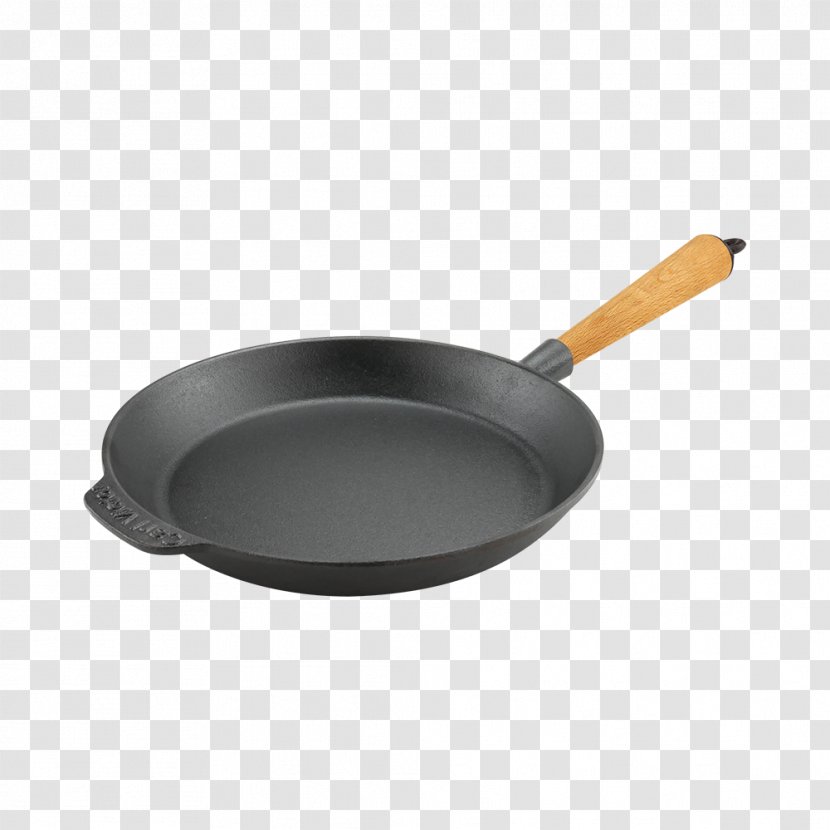 Frying Pan Cast Iron Cast-iron Cookware Handle Induction Cooking - Food Transparent PNG