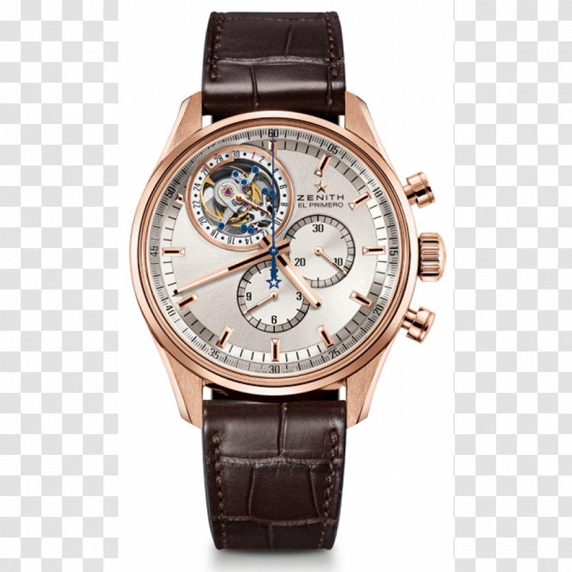 Zenith Automatic Watch Tourbillon Chronograph Transparent PNG