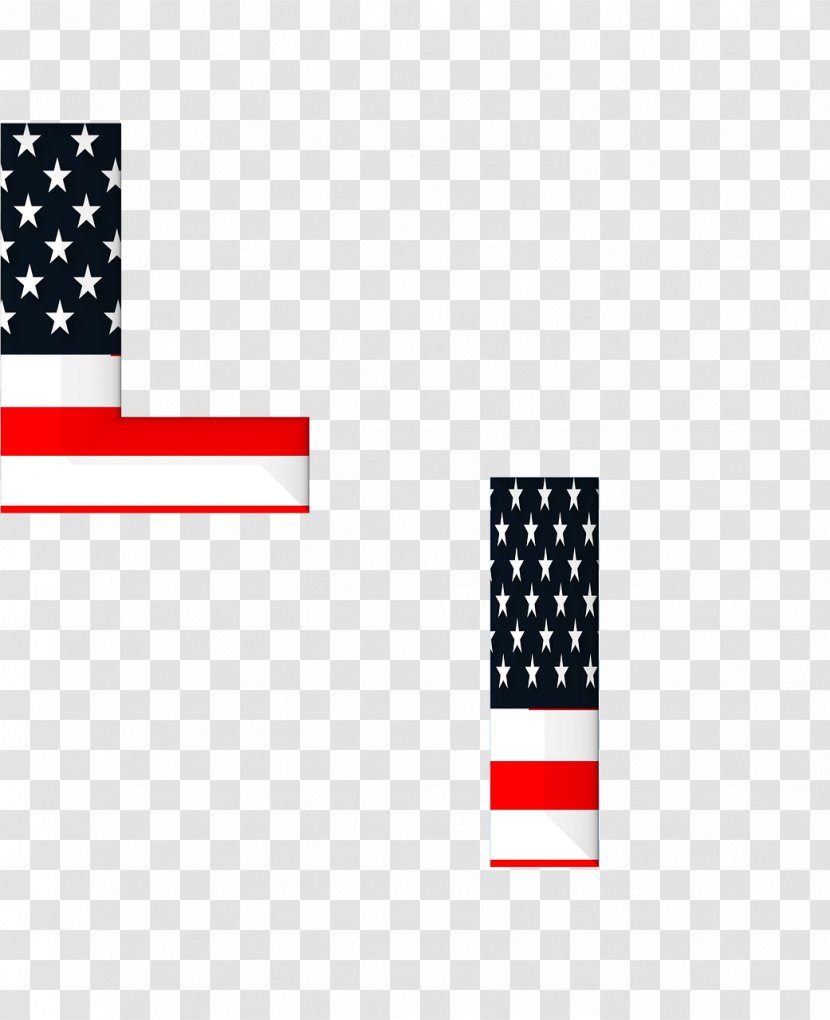 Flag Of The United States Letter Alphabet Transparent PNG