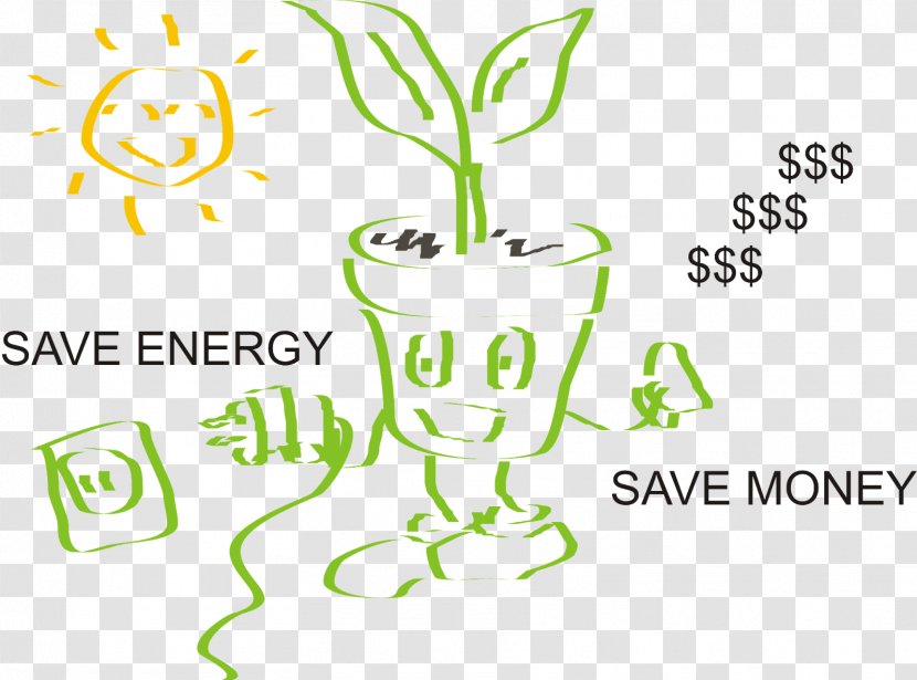 Energy Conservation Saving Money Electricity - Point - Save Transparent PNG