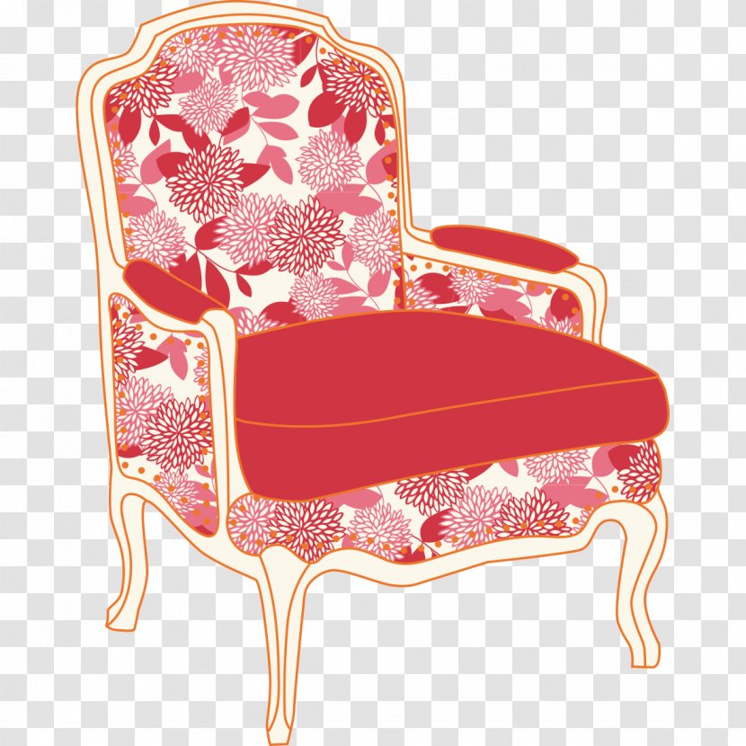 Chair Seat - Furniture - Red Upholstered Seating Transparent PNG