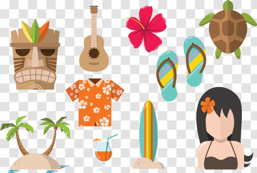 Hawaiian Beaches Icon - Food - Hawaii Beach Vacation Elements Transparent PNG