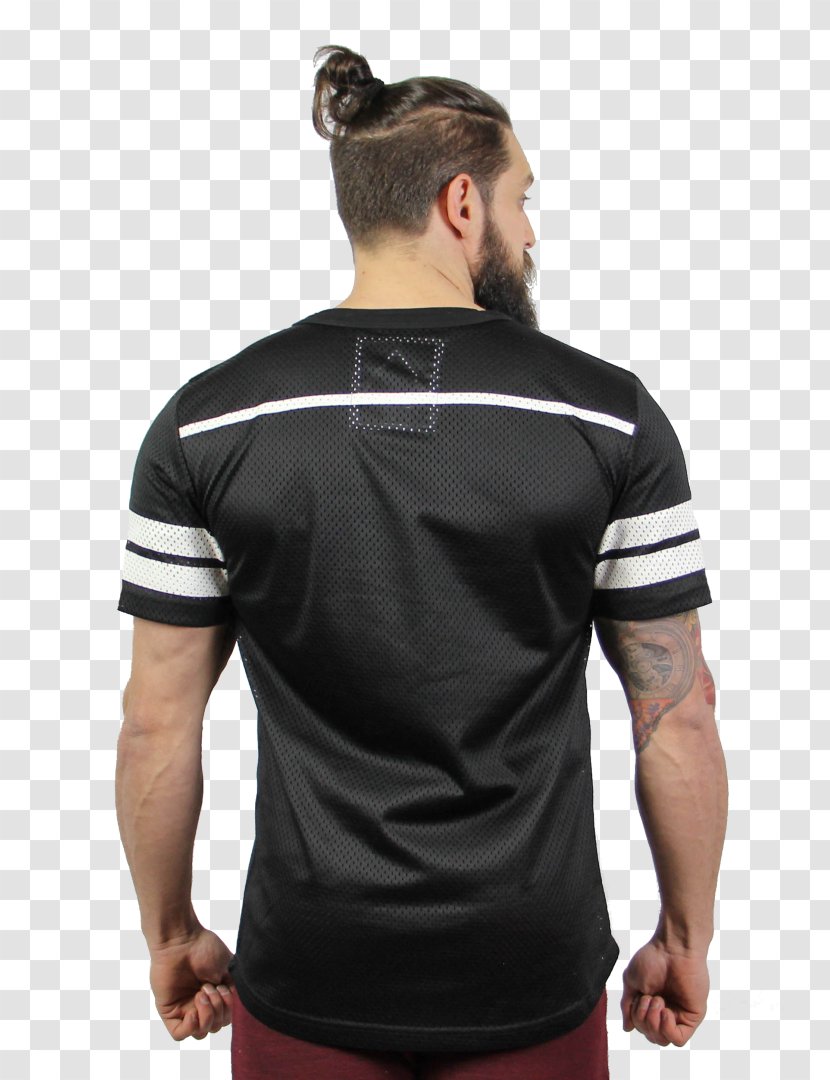 T-shirt Shoulder Sleeve Black M - Sportswear Transparent PNG