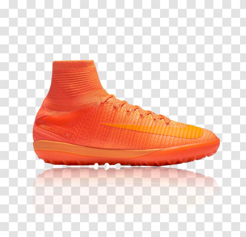 Nike Mercurial Vapor Football Boot Shoe - Orange Transparent PNG