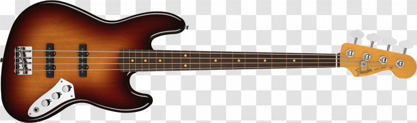 Fender Precision Bass Jazz V Guitar - Silhouette Transparent PNG