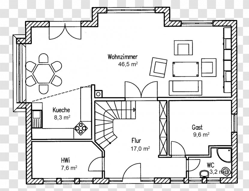 Floor Plan Technical Drawing Land Lot - Diagram - Design Transparent PNG