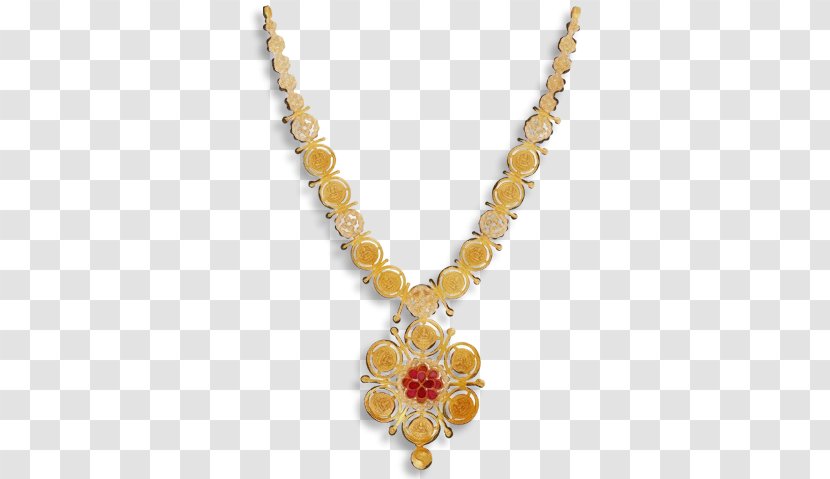 Jewellery Necklace Fashion Accessory Pendant Yellow - Neck Gemstone Transparent PNG
