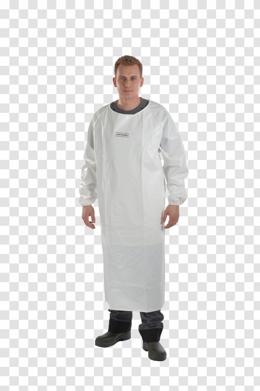 Chef's Uniform Apron T-shirt Workwear Waistcoat - White - Gallon Transparent PNG