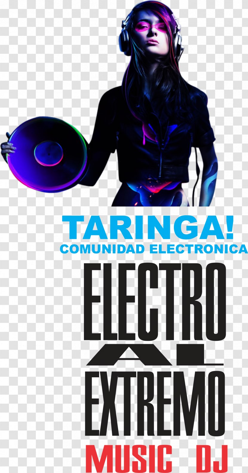 Poster Logo Product Character Fiction - Electro Dj Transparent PNG