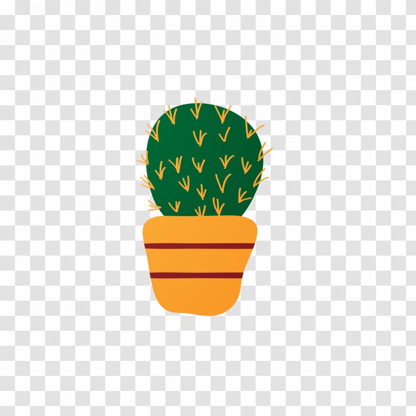 Cactaceae Succulent Plant Sticker Erg Euclidean Vector - Cactus Transparent PNG
