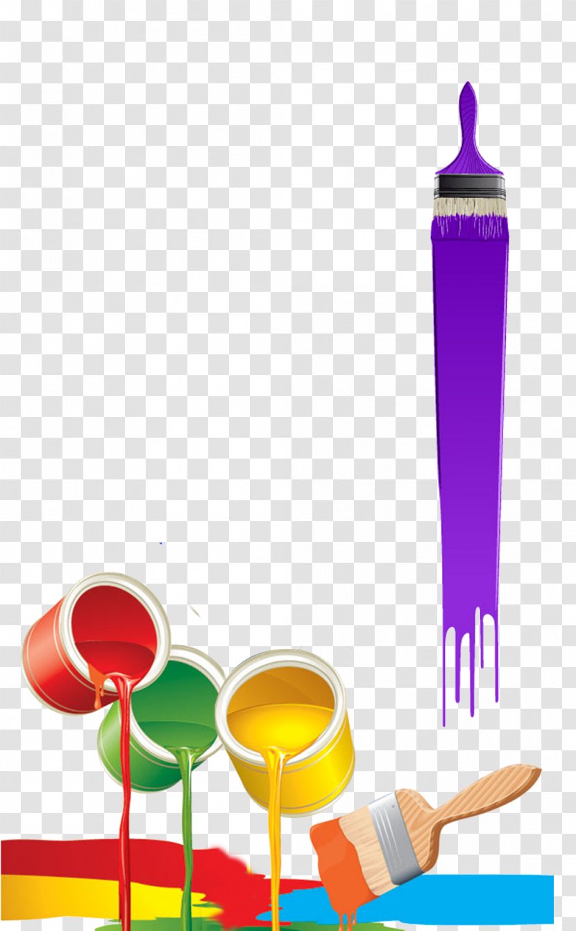 Paint Coating Brush Pigment - Decorative Pattern Transparent PNG