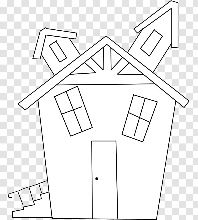 Pattern A Haunted House Paper /m/02csf Drawing - Cartoon - Dresden Quilt For With Roof Transparent PNG