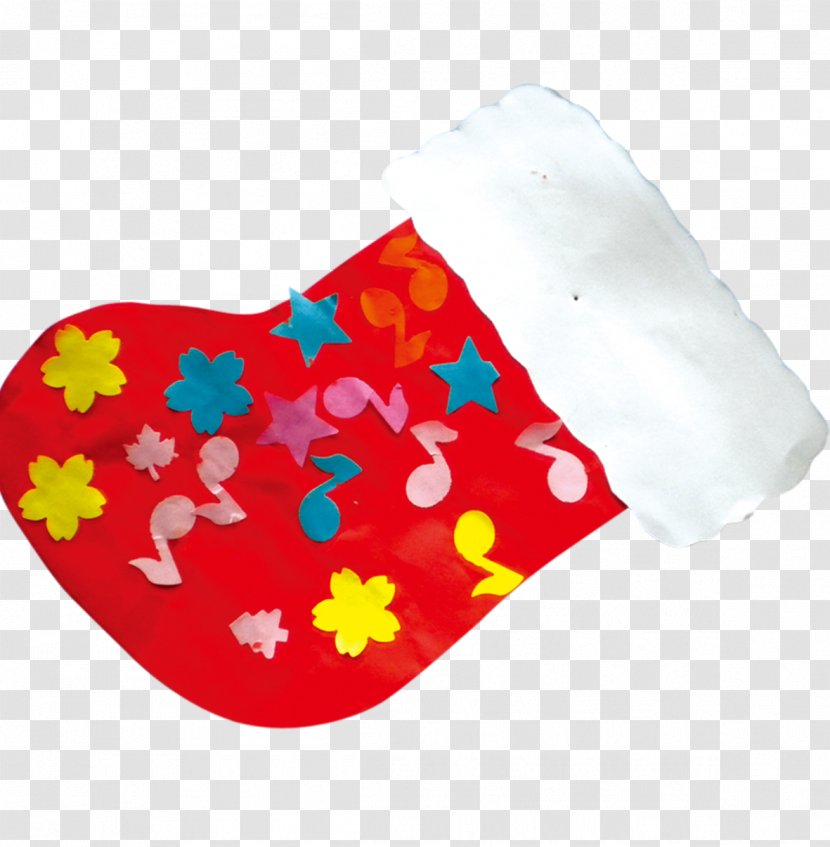 Sock Christmas Stocking - Red - Socks Pictures Transparent PNG