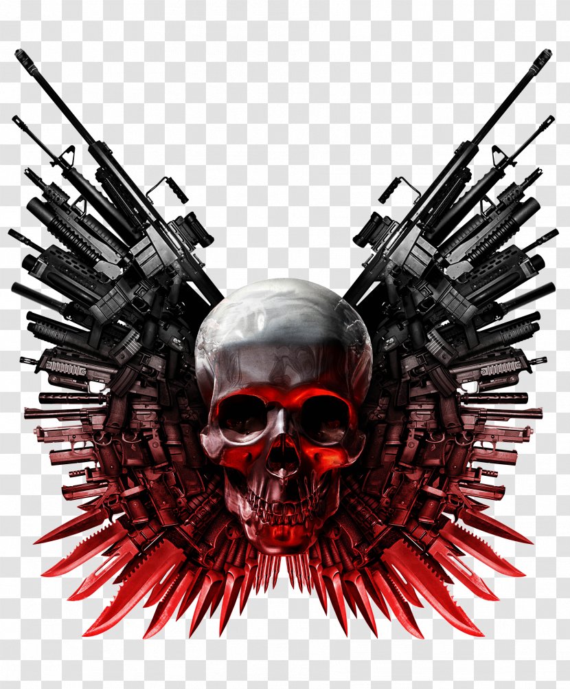 YouTube The Expendables Film Poster - Calavera Transparent PNG