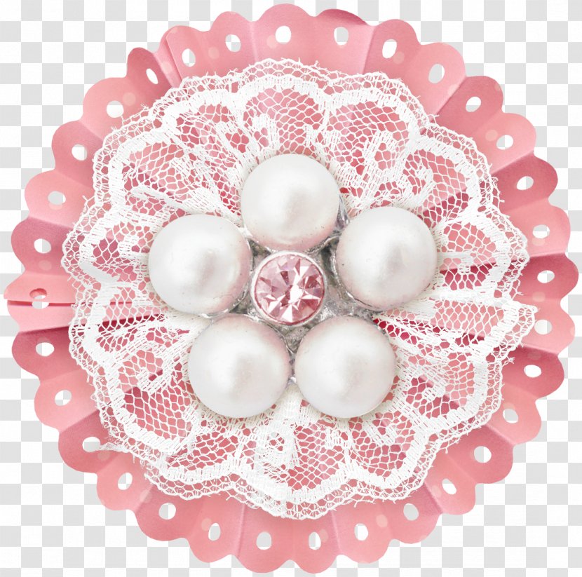Paper Pink Material - Pearls Transparent PNG