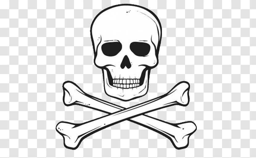 Skull And Crossbones Human Symbolism - Head Transparent PNG