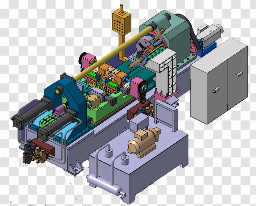 Machine Engineering Computer Numerical Control Manufacturing Lathe - Electronic - Technology Transparent PNG