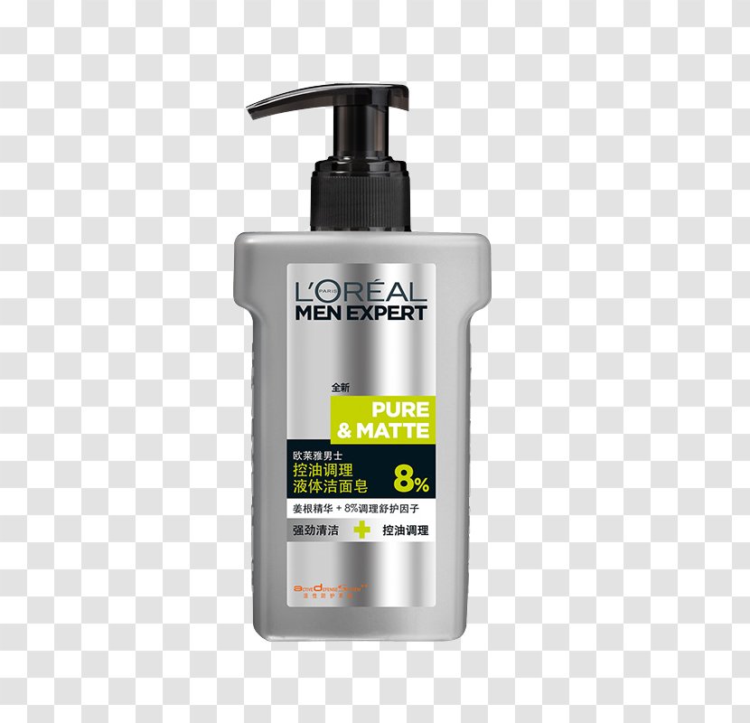 Soap LOrxe9al Cleanser Reinigungswasser Face - Cosmetics - L'Oreal Men's Skin Care Hydrating Conditioning Liquid Facial Transparent PNG