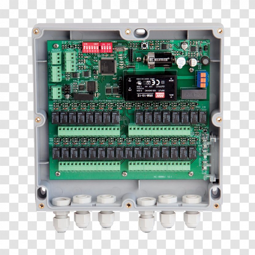 Microcontroller Electronics Computer System Access Control - Electrical Network Transparent PNG